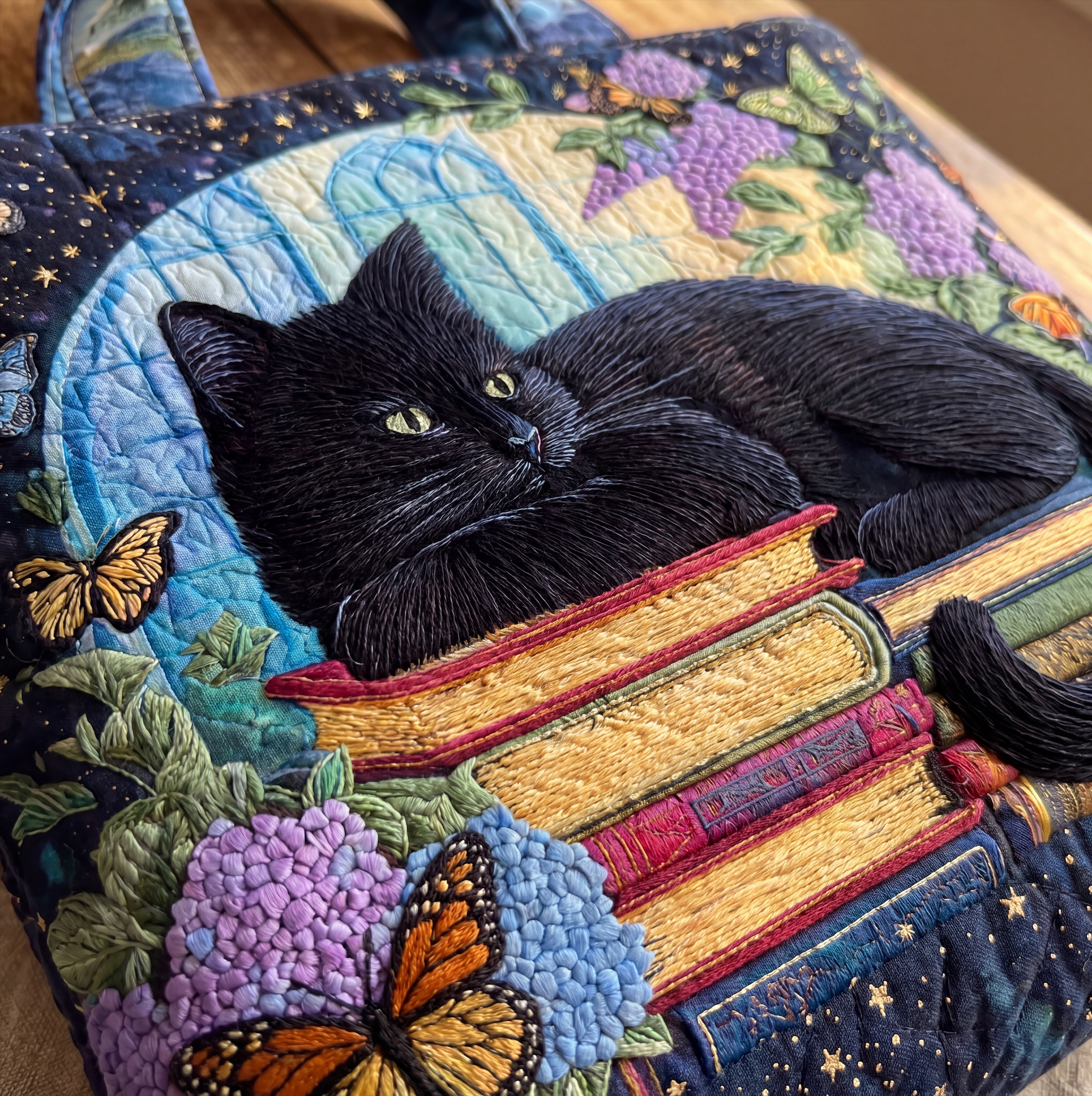 Chat Noir & Hortensias